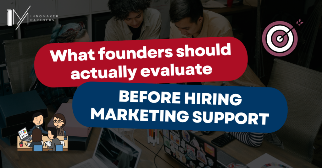 Header image about choosing the right marketing partner for B2B startups